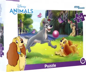 Мозаика "puzzle" 104 "Зверята Дисней" (82210) обложка книги