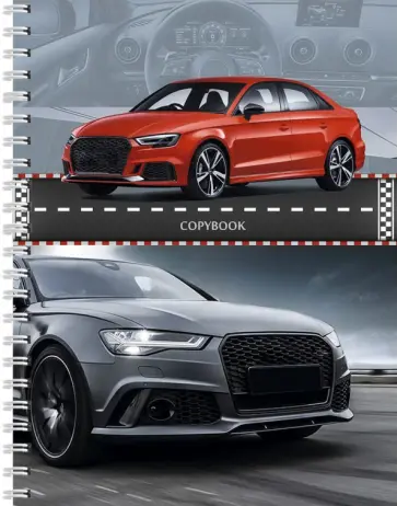 Тетрадь общая "Авто на дороге" (96 листов, А5, клетка, гребень, в ассортименте) (96-4589) обложка книги