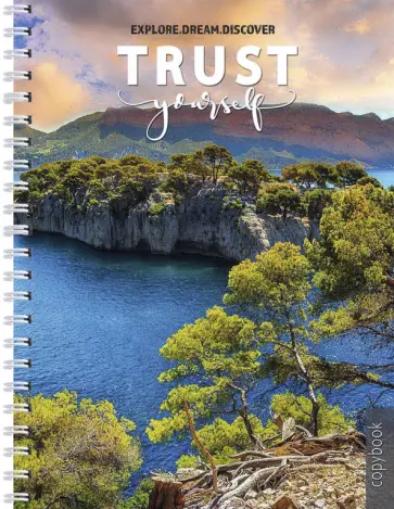 Тетрадь Солнечные пейзажи, 96 листов, клетка, А5, в ассортименте обложка книги