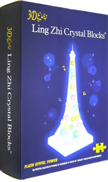 3D пазл "Париж" (80 дет. Свет) (1154314) 3D пазл "Париж" (80 дет. Свет) (1154314) обложка книги