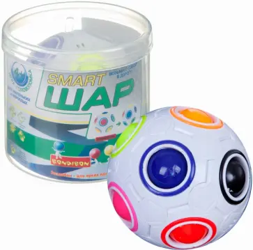 Игра-головоломка "Smart Шар" PVC-банка (ВВ4466) обложка книги