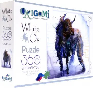 Пазл-360. 2021 Год Быка. Акварель (05419) обложка книги