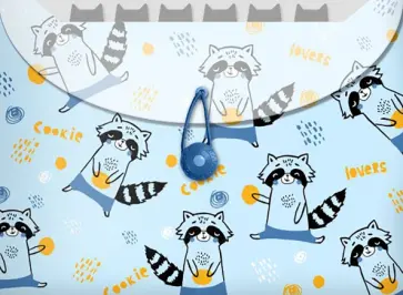 Папка для тетрадей, пластиковая на кнопке (А4), с эластичной петлей (52081) обложка книги