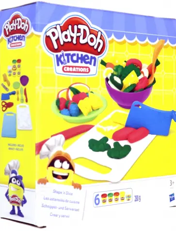 Набор "PLAY-DOH. Слепи и нарежь на дольки" (B9012EU4) обложка книги