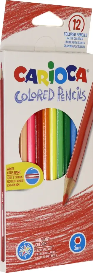 Карандаши 12 цветов, шестигранные, COLORED PENCILS (40380) Карандаши 12 цветов, шестигранные, COLORED PENCILS (40380) обложка книги