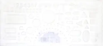 Линейка офицерская (20 см) пластик (SLO) обложка книги