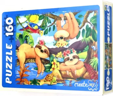 Puzzle-160 "МИЛЫЕ ЛЕНИВЦЫ №5" (ПУ160-2460) обложка книги