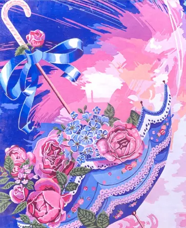 Рисование по по дереву "Зонтик" (40х50 см) (FLA028) обложка книги