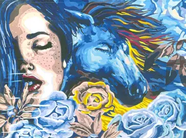 Рисование по по дереву "В мечтах" (40х50 см) (FLA035) обложка книги