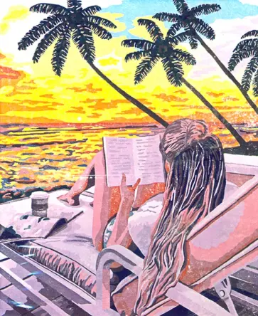 Рисование по по дереву "Релакс" (40х50 см) (FLA043) обложка книги