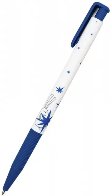 Ручка шариковая 0,7 мм, синяя "Bunny,синий" (BSBP003-04-case) обложка книги
