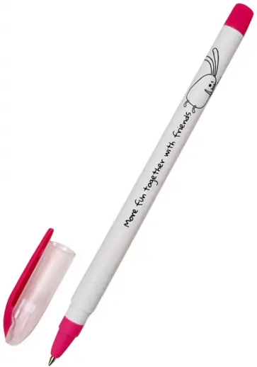 Ручка шариковая 0,7 мм, синяя "Bunny, серый" (BSBP006-01-case) обложка книги