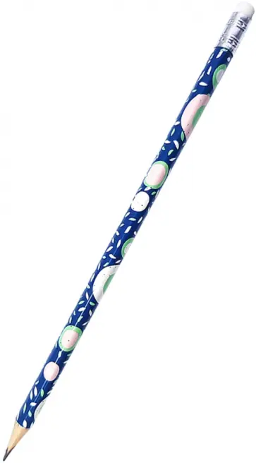 Карандаш чернографитный с ластиком "Круги" (BSW001-07-case) обложка книги