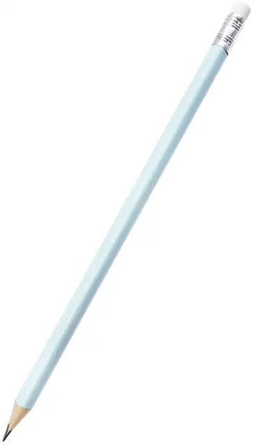 Карандаш чернографитный с ластиком "Голубой" (BSW001-09-case) обложка книги