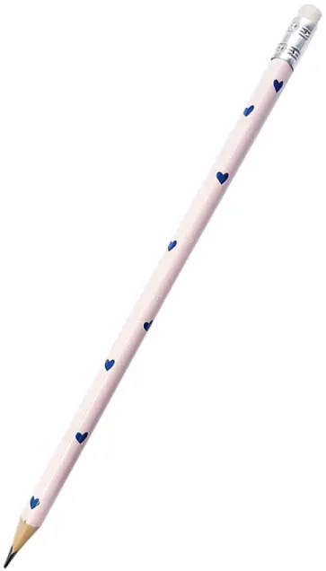 Карандаш чернографитный с ластиком "Розовый" (BSW001-11-case) обложка книги