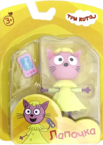 Фигурка пластиковая Три кота. Лапочка (7,6 см) (Т16178) обложка книги