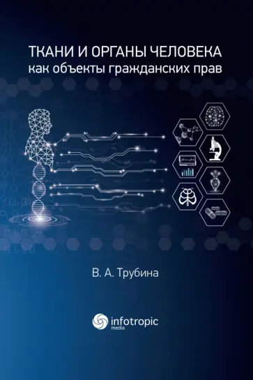 Виолетта Трубина - Ткани и органы человека как объекты гражданских прав. Монография обложка книги