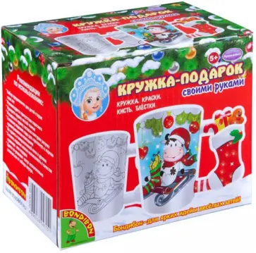 Набор для творчества "Кружка-подарок. Коровки" (ВВ4641) обложка книги