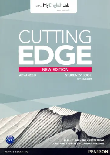 Cunningham, Moor - Cutting Edge. 3rd Edition. Advanced. Students' Book with MyEnglishLab access code (+DVD) обложка книги