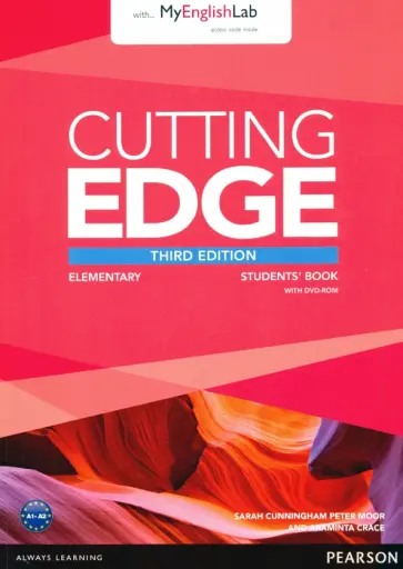 Cunningham, Moor - Cutting Edge. 3rd Edition. Elementary. Students' Book with MyEnglishLab access code (+DVD) Cunningham, Moor - Cutting Edge. 3rd Edition. Elementary. Students' Book with MyEnglishLab access code (+DVD) обложка книги