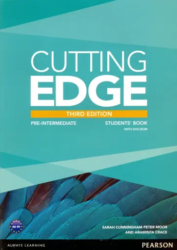 Cunningham, Moor - Cutting Edge. 3rd Edition. Pre-intermediate. Students' Book (+DVD) Cunningham, Moor - Cutting Edge. 3rd Edition. Pre-intermediate. Students' Book (+DVD) обложка книги