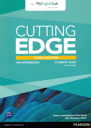 Cunningham, Moor - Cutting Edge. 3rd Edition. Pre-intermediate. Students' Book with MyEnglishLab access code (+DVD) Cunningham, Moor - Cutting Edge. 3rd Edition. Pre-intermediate. Students' Book with MyEnglishLab access code (+DVD) обложка книги