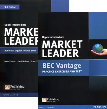 Cotton, Falvey - Market Leader. 3rd Edition. Upper Intermediate. Coursebook and BEC Vantage Booklet (+DVD) обложка книги