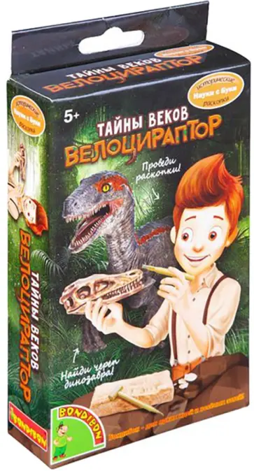 Исторические раскопки "Тайны веков. Велоцираптор" (ВВ4786) Исторические раскопки "Тайны веков. Велоцираптор" (ВВ4786) обложка книги