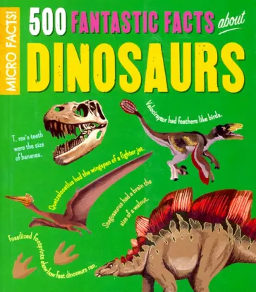 Anne Rooney - 500 Fantastic Facts About Dinosaurs обложка книги