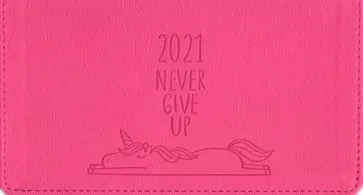 Еженедельник датированный на 2021 год "Unicorn" (64 листа, 160х90 мм, малиновый) (I952emb/berry) обложка книги