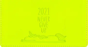 Еженедельник датированный на 2021 год "Unicorn" (64 листа, 160х90 мм, зеленый) (I952emb/green) обложка книги