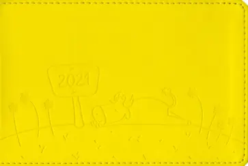 Еженедельник датированный на 2021 год "Bull" (64 листа, 160х105 мм, желтый) (I936emb/yellow) обложка книги