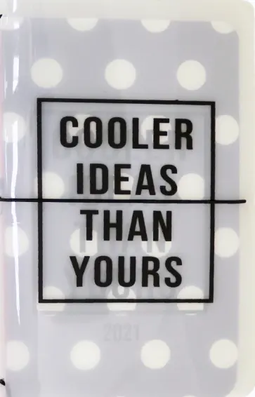 Планер на 2021 год 32 листа, 11*18, Dots, пластиковая обложка (N1280) обложка книги