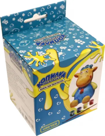 Набор для творчества. Копилка-раскраска "Овечка" (DIY087) обложка книги