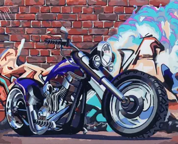 Рисование по дереву 40х50 "Байк" (FLA044) обложка книги