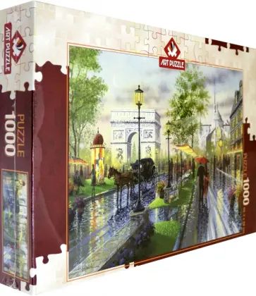 Пазл-1000 "Весення прогулка, Париж" (4225) обложка книги