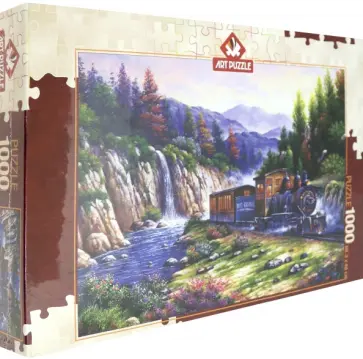 Пазл-1000 "Путешествие на поезде" (4233) обложка книги