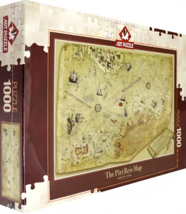 Пазл-1000 "Карта Пири Рейса" (4308) обложка книги