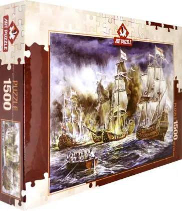 Пазл-1500 "Морское сражение" (4549) обложка книги