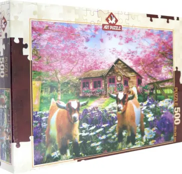 Пазл-500 "Когда приходит весна" (4577) обложка книги