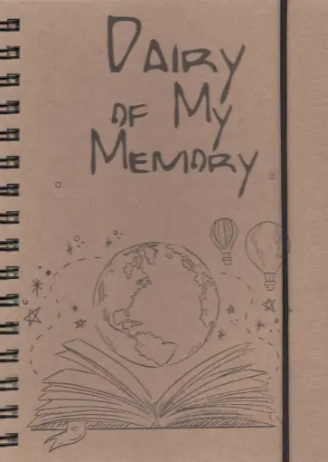 Блокнот воспоминаний "Dairy of my memory" (64 листа, А5) Блокнот воспоминаний "Dairy of my memory" (64 листа, А5) обложка книги