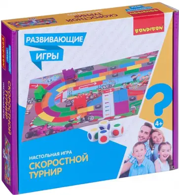 Игра развивающая «Скоростной турнир» (ВВ4474) обложка книги