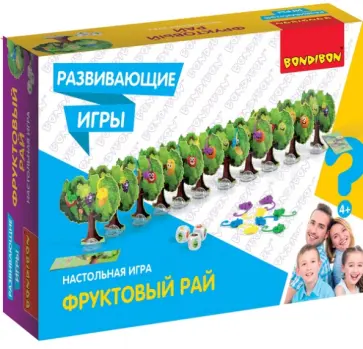 Игра развивающая настольная «Фруктовый рай» (ВВ4507) обложка книги