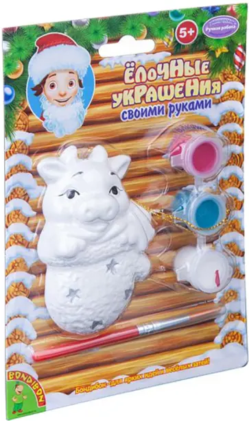 Набор для творчества "Ёлочные украшения. Коровка" (ВВ4637) обложка книги