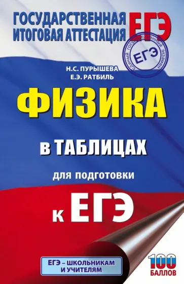 Пурышева, Ратбиль - Физика в таблицах и схемах для подготовки к ЕГЭ Пурышева, Ратбиль - Физика в таблицах и схемах для подготовки к ЕГЭ обложка книги