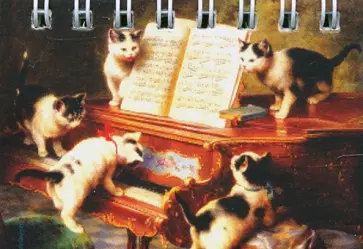 Блокнот А8, пружина "Котята" (ИДП20-17) обложка книги