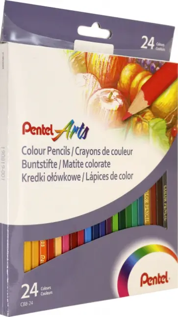 Карандаши 24 цвета "Colour pencils" (CB8-24) Карандаши 24 цвета "Colour pencils" (CB8-24) обложка книги