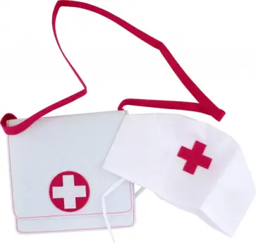 Набор игровой медицинский. Сумка, шапочка обложка книги