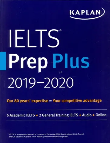 IELTS Prep Plus 2019-2020. 6 Academic IELTS, 2 General Training IELTS, Audio + Online обложка книги