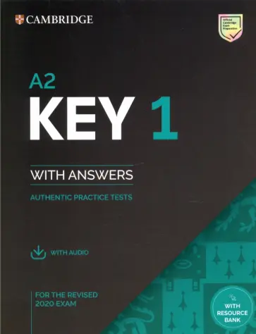 A2 Key 1 for the Revised 2020 Exam. Student's Book with Answers with Audio with Resource Bank обложка книги